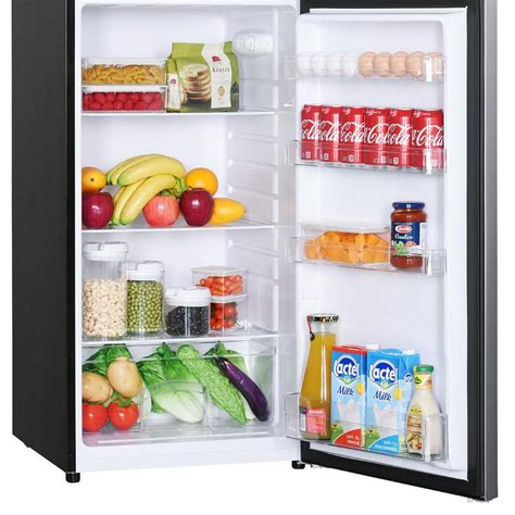 Buy 7.3 cu. ft. 2-Door Mini Fridge in Platinum Steel with Freezer ...