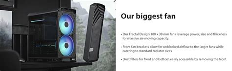 Fractal Design Torrent Compact White Tempered Glass TG Clear Tint ...