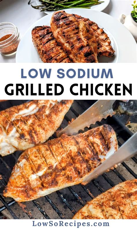Low Sodium Grilled Chicken in 2025 | Low sodium chicken breast recipes ...
