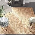 Buy ZEFF FURNISHING Handwoven Jute Round Rug, Natural Fibres, Braided ...
