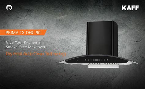 KAFF PRIMA TX DHC 90 Baffle Filter Auto Clean Curved Glass Kitchen ...