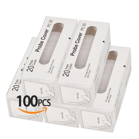100 Pcs Ear Infrared Thermometer Probe Covers Lens Filters Refill ...