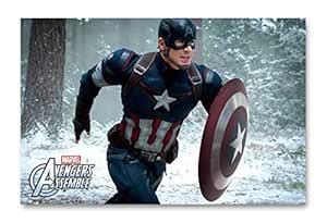Tamatina Paper Captain America Superheroes Poster (12 X 18 Inch ...