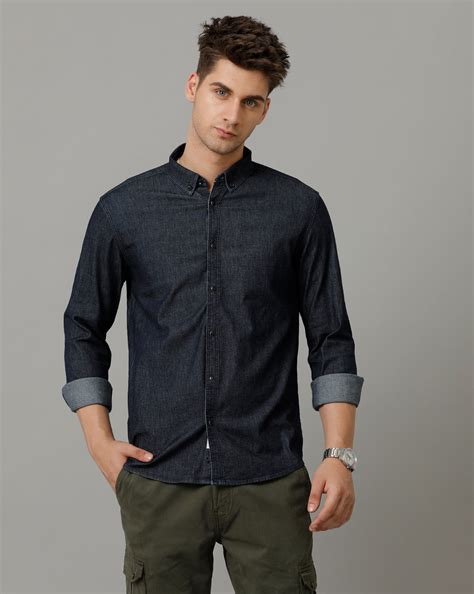 voi jeans|mens shirt|winter shirt|solid color|mens check shirt|mens ...