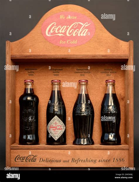 Vintage Coca Cola Bottles Vintage Coca Cola Bottles And Wood Case