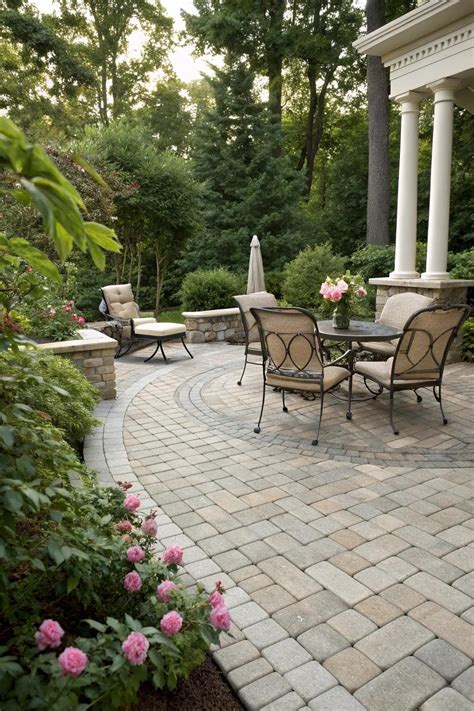 19+ Inspiring Patio Paver Design Ideas
