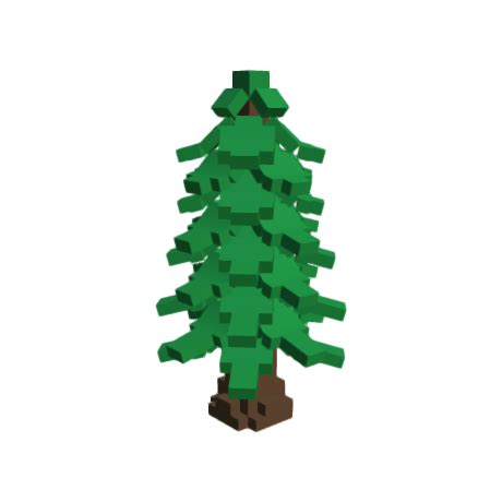 p3d.in - Voxel Pine Tree