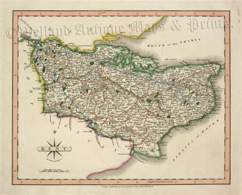 Kent Maps Archives - Welland Antique Maps