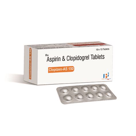CLOPIZEN-AS 150 Tablets Indizen Pharmaceuticals