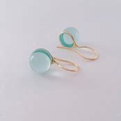 Teardrop - aqua blue | knap jewelry
