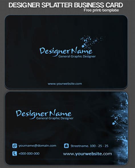 Business Card Template Photoshop Free 的图像结果