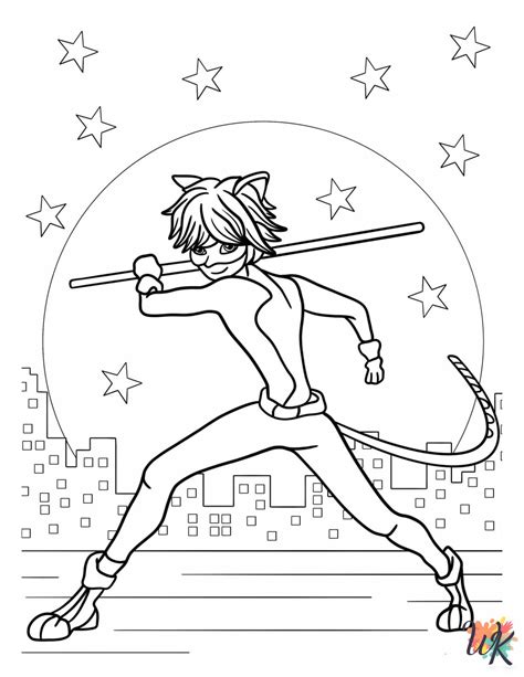 23 Miraculous Ladybug Coloring Pages For Kids - ColoringPagesWK