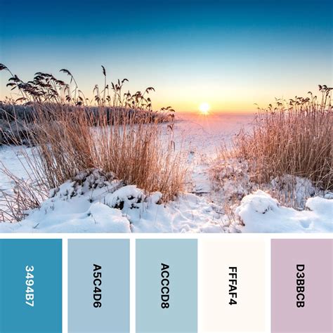 Winter Color Palette Green