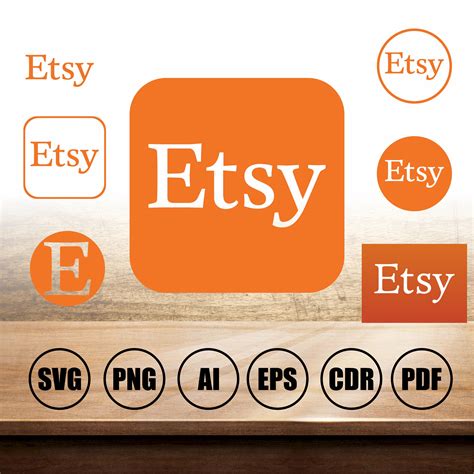 Etsy Logo SVG, Etsy Icon Svg, Etsy Svg File, Etsy PNG, Etsy Eps, Etsy ...