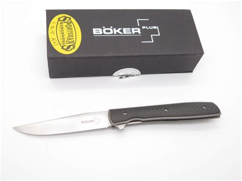 Boker Plus Brad Zinker Urban Trapper Carbon Fiber VG-10 Flipper Folding Knife - ePrague, LLC