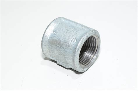 Pipe fitting cast iron straight with 1" female thread - 1" female ...