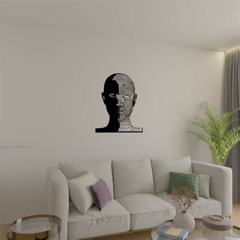 Binary Mindscape-35x40 inches – Metafurn