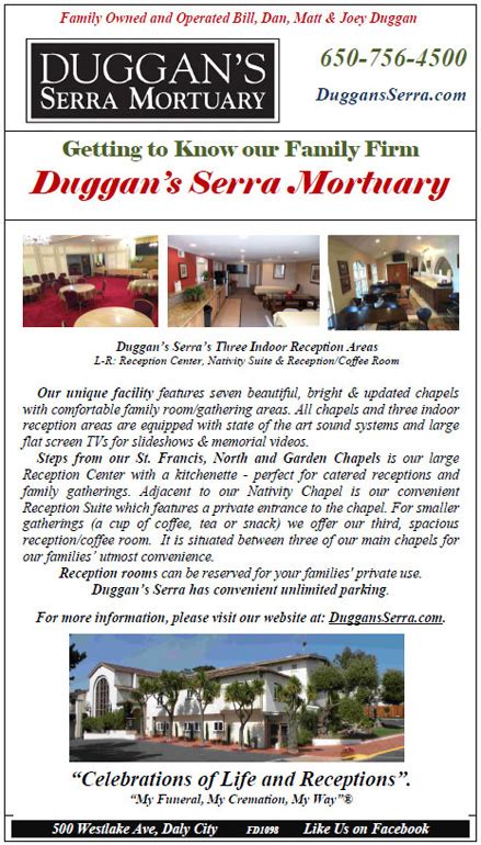 Getting to Know our Family Firm Duggan's Serra Mortuary®