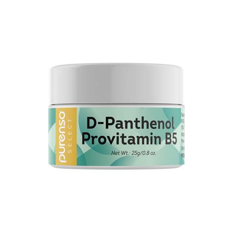 D-panthenol (Provitamin B5) - Purenso Select