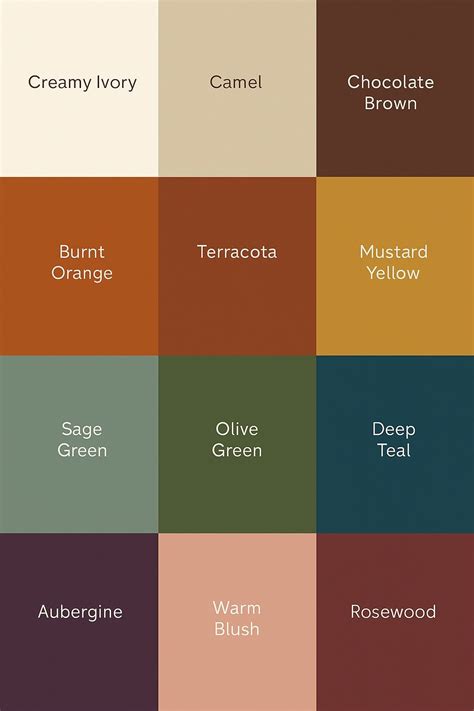 True Autumn Colors in 2025 | Deep autumn color palette, Fall color ...