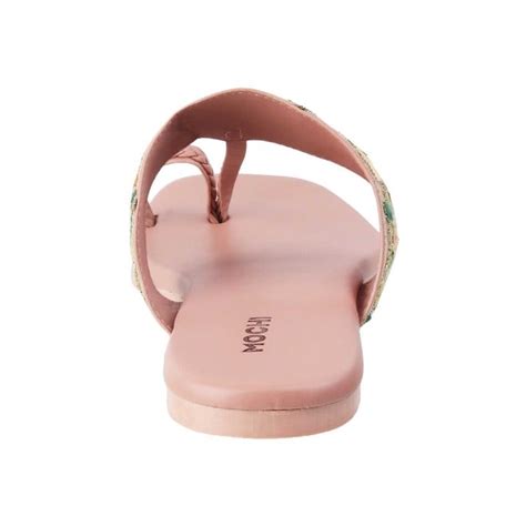 Buy Mochi Women Pink Ethnic Slip Ons Online | SKU: 32-73-24-36 – Mochi ...