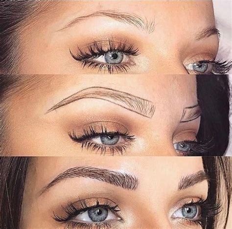Image result for Microblading Brows with No Shape