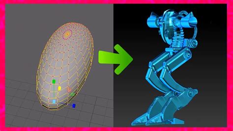 Robot speed modelling maya / ускоренное моделирование роботов в maya ...
