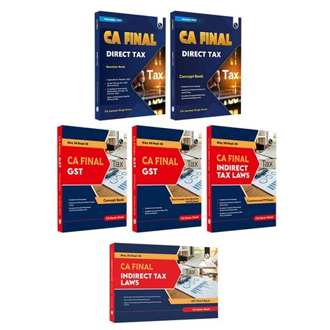 Buy PW CA Final Group 2 Combo Set of 6 Books-Indirect Tax Laws, GST ...