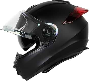Ignyte IGN-8 ISI/DOT Certified Double Visor Full Face Helmet with Outer ...