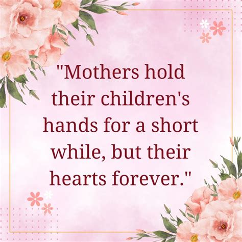 30 Heartwarming Mother's Quotes to Celebrate the Unconditional Love of ...