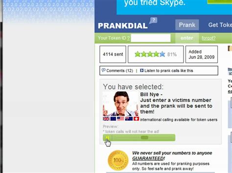 Image result for PrankDial Authentication Code