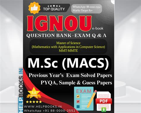 MSCMACS IGNOU All-in-One Exam Notes: 5 Previous Years' Solved Papers, 3 ...