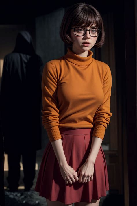 Velma Dinkley and the scary stranger by Penguih on DeviantArt