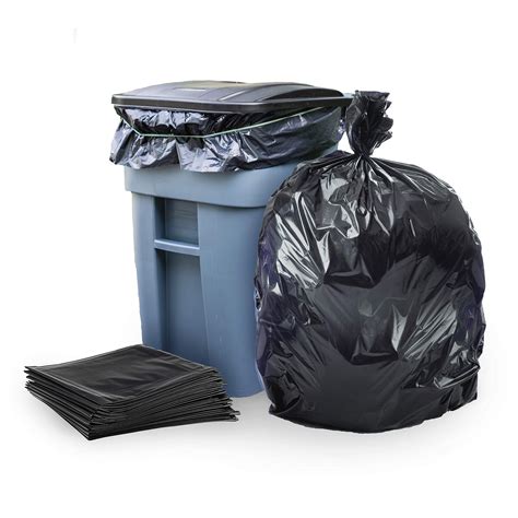 Snapklik.com : Plasticplace 65 Gallon Trash Bags 3.0 Mil Black Heavy ...