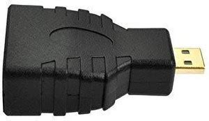 FOX MICRO Micro HDMI to HDMI Type D Male to HDMI Female Coupler ...