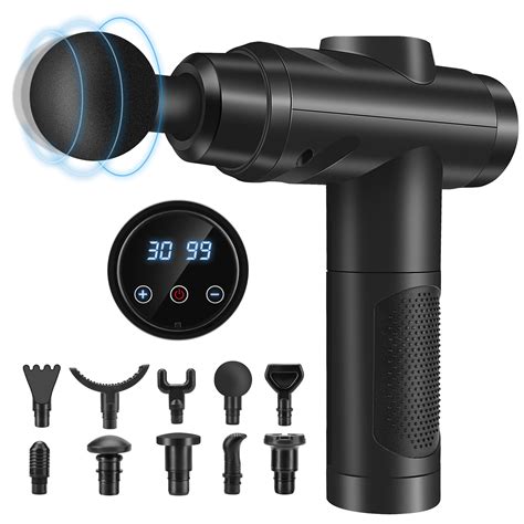 Massage Gun Deep Tissue, Muscle Percussion Massager with 30 Speeds ...