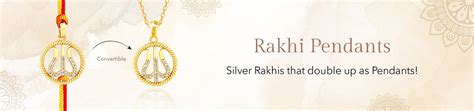 Buy Silver Pendant Rakhi at Best Price – GIVA