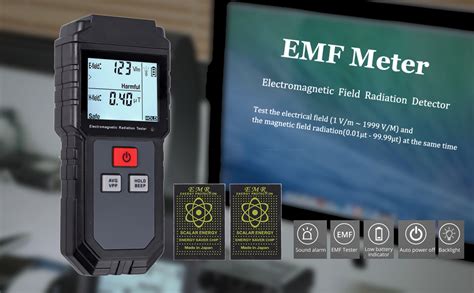 LABART EMF Meter, Electromagnetic Radiation Tester,Hand-held Digital ...