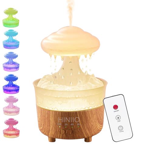 Rain Cloud Humidifier Water Drip with 7 Colors LED Night Light ...