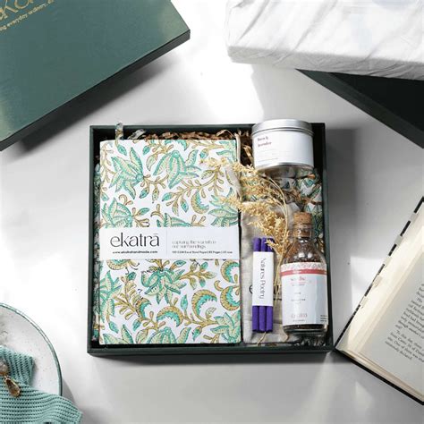 Buy Handmade Green Floral Ritual Collection | Set of 6 Online On Zwende