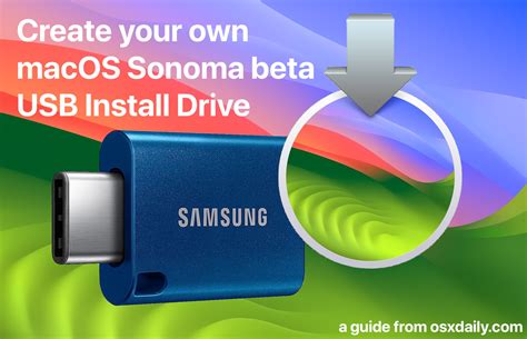How to Make a Bootable MacOS Sonoma Beta USB Installer Disk
