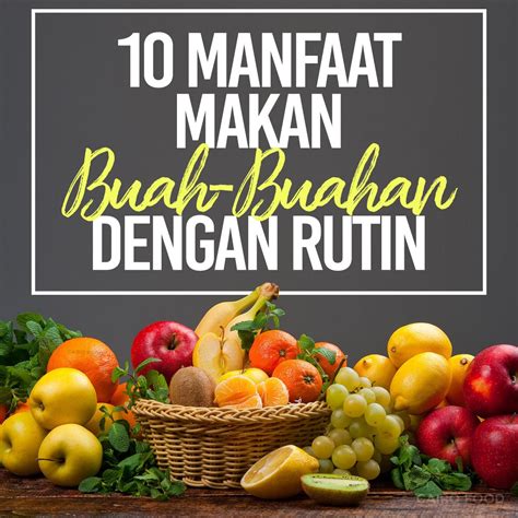 manfaat buah buahan