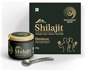 BOTANIQUE BLISS | Pure Original Himalayan Shilajit/Shilajeet Resin, 20g ...