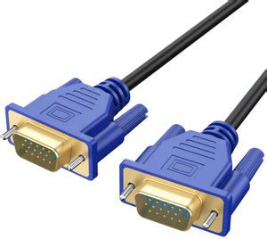 CV STUFF VGA Cable 3 m Male to Male VGA Cable, Copper Conductors, Gold ...