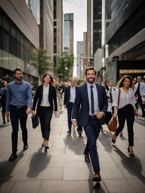 Business People Walking in City 的图像结果