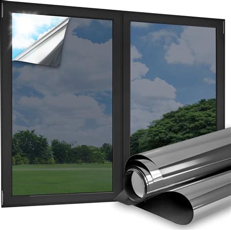 Amazon.com: SUNDEF FILM Window Privacy Film One Way, Window Tint for ...