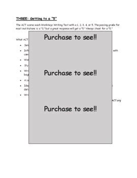 Image result for WorkKeys Writing Test Samples