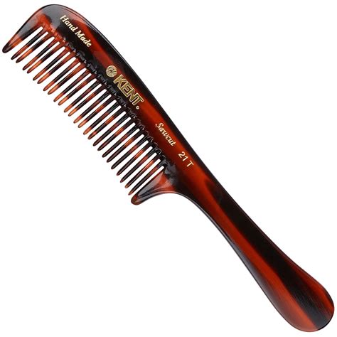 Amazon.com : Kent 21T 8 Inch Large Hair Detangling Comb, Wide Teeth for ...