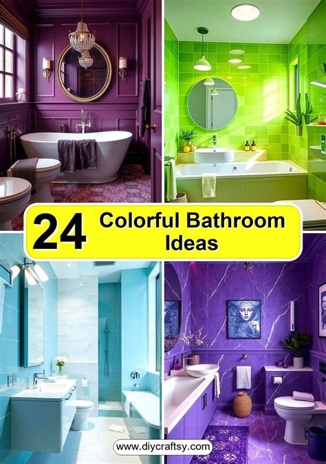 24 Colorful Bathroom Ideas to Brighten Your Daily Routine
