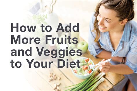How to Add More Fruits and Veggies to Your Diet | Mount Carmel Fitness Center
